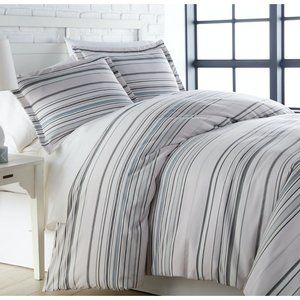 NIP Southshore Fine Linens Premium Collection 3 Piece Duvet Cover Set - Striped